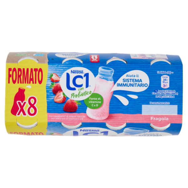 NESTLÉ LC1 con Probiotico Fragola 8 x 90 g