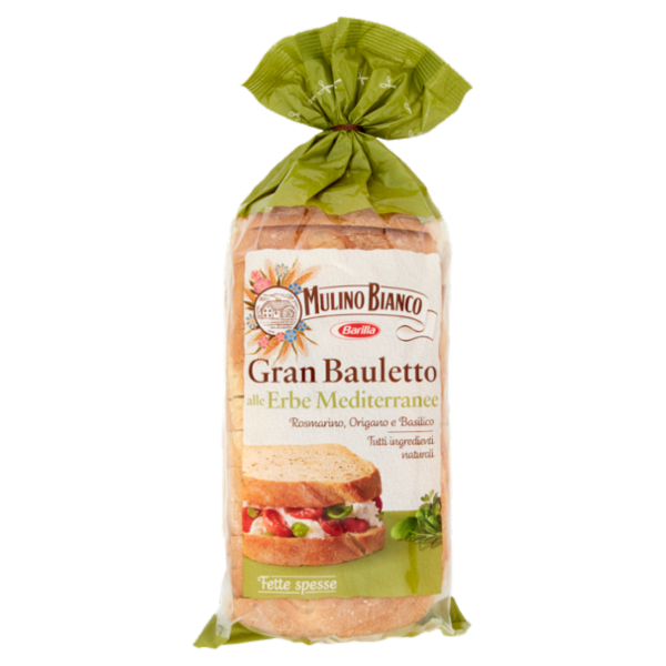 Mulino Bianco Gran Bauletto Pane con Erbe Mediterranee 500g