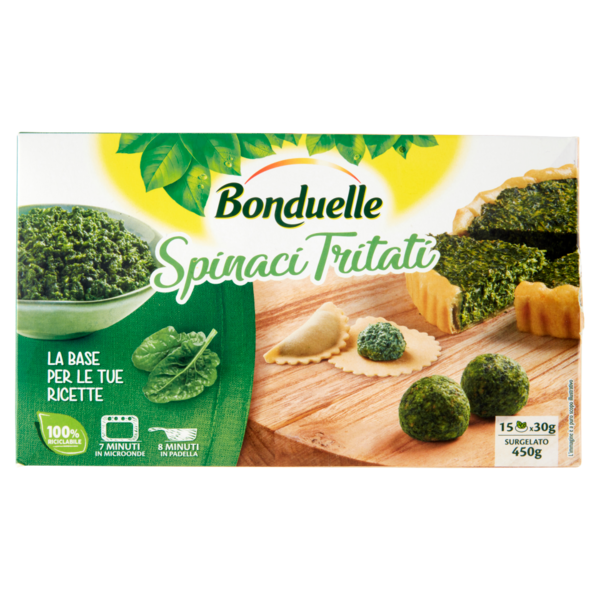 Bonduelle Spinaci Tritati Surgelato 450 g