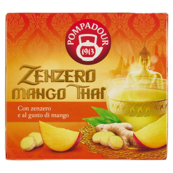 Pompadour Zenzero Mango Thai 10 x 2,25 g