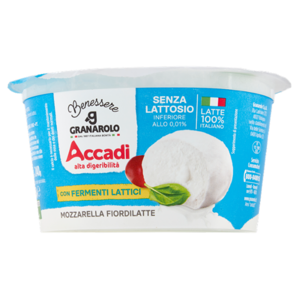 Accadì Benessere Mozzarella Fiordilatte Senza Lattosio 100 g