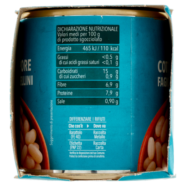 Selex Fagioli Cannellini Cotti a Vapore 3x150 g