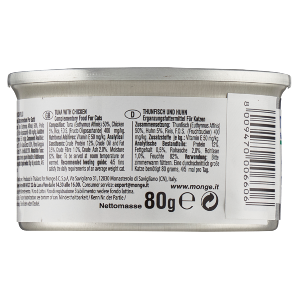 LeChat Natural Tonno con Pollo 80 g