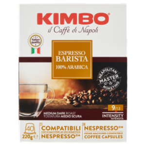 Kimbo Espresso Barista Compatibili Con Le Macchine Nespresso* 40 x 5,5 g