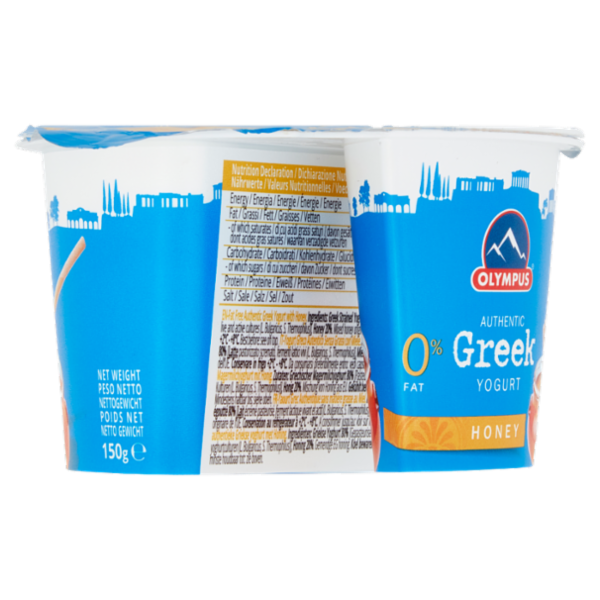 Olympus Yogurt Greco Autentico Miele 0% Grassi 150 g