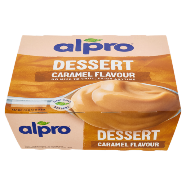 alpro Dessert 100% Vegetale al gusto Caramello 4x125 g