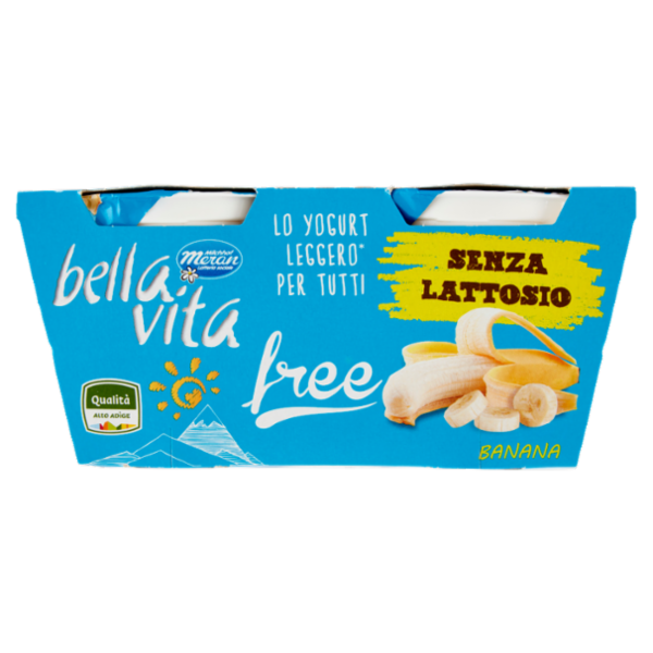 bella vita free Senza Lattosio Banana 2 x 125 g