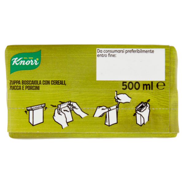 Knorr Zuppa Boscaiola con Cereali, Zucca e Porcini 500 ml