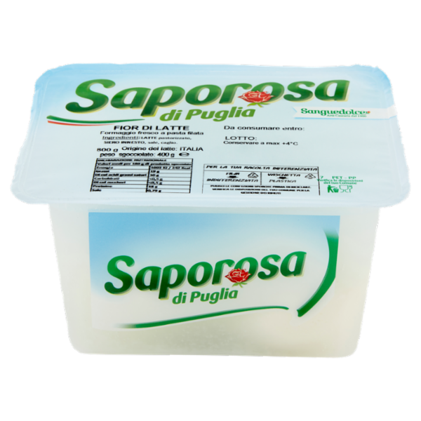Saporosa di Puglia Fior di Latte 400 g