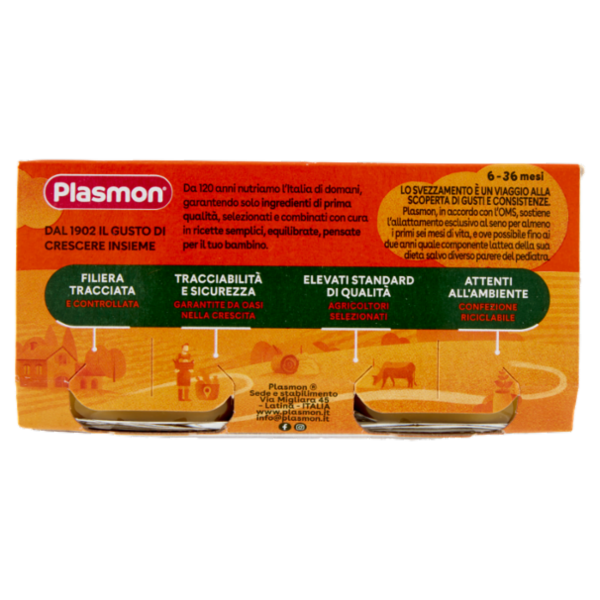 Plasmon Omogeneizzato Verdure miste 2 x 80 g