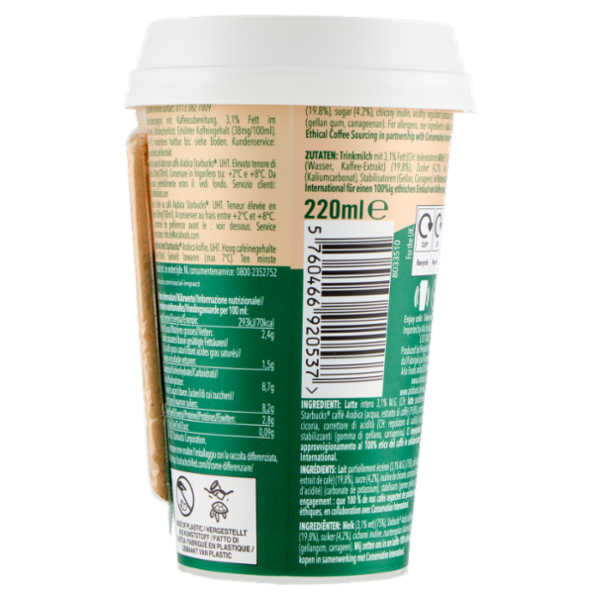 Starbucks Caffè Latte 220 ml