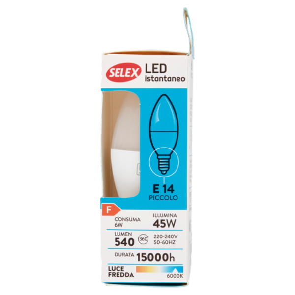 Selex Lampadina Led SMD Mini Oliva E14 6W