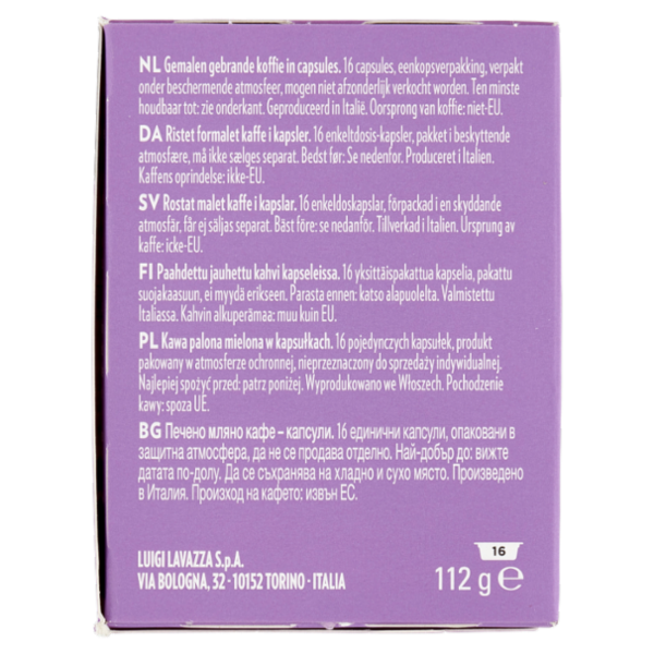 Lavazza A Modo Mio Espresso Soave 16 Capsule 112 g