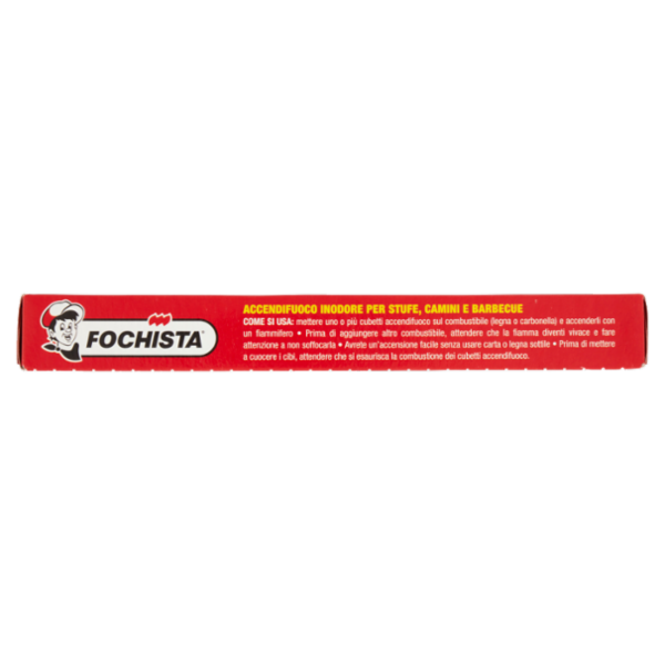 Fochista Accendifuoco Formula Inodore Premium Quality per Stufe, Camini e Barbecue 40 pz