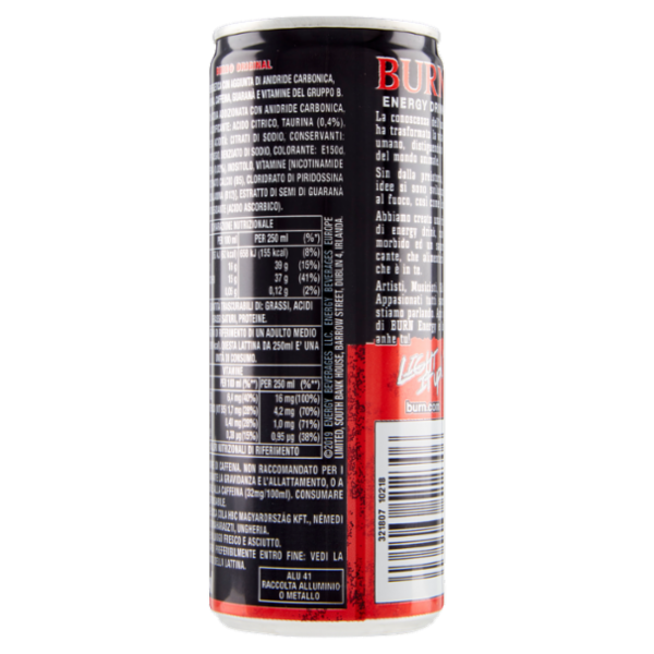 Burn Original Slim Can 250 ml