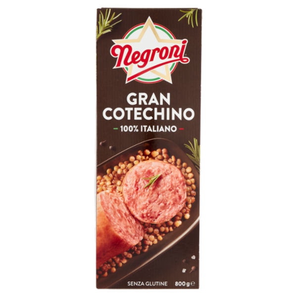Negroni Gran Cotechino 100% Italiano 800 g