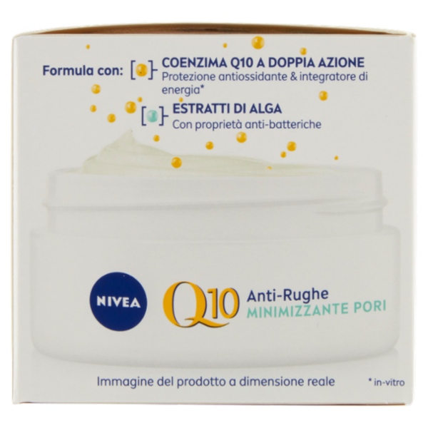Nivea Q10 Anti-Rughe Minimizzante Pori Crema Giorno Levigante SPF 15 50 ml