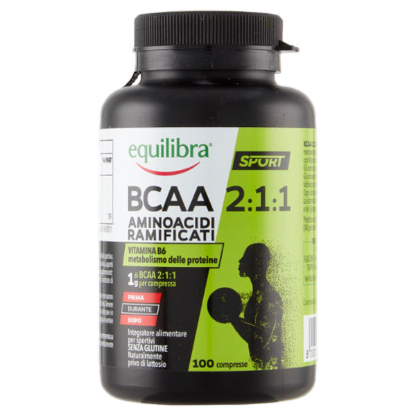 equilibra Sport BCAA 2:1:1 Aminoacidi Ramificati 100 compresse 105 g