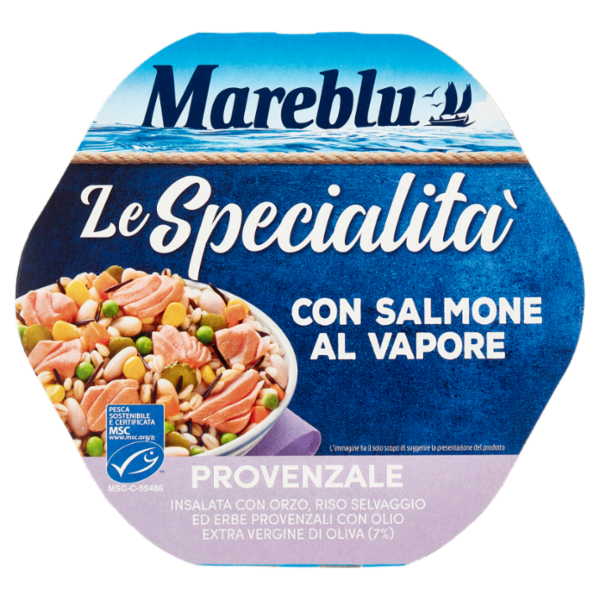 Mareblu Le Specialità con Salmone al Vapore Provenzale 220 g