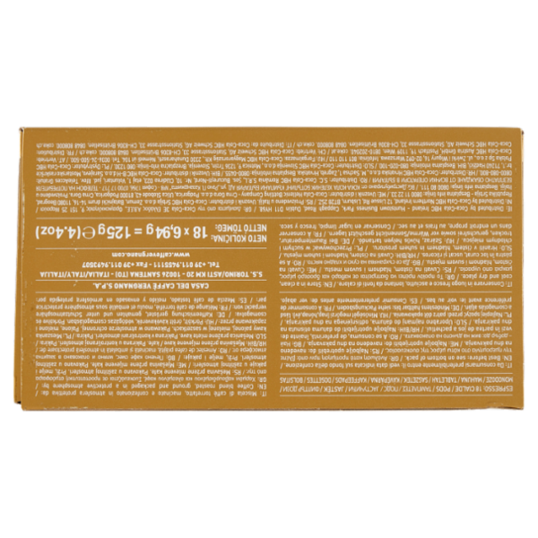 Caffè Vergnano 1882 Oro Cialda Compostabile 18 x 6,94 g
