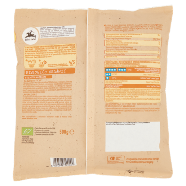 alce nero Purea di Patate 500 g