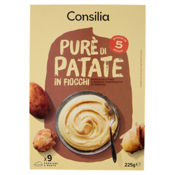 Consilia Preparato per Purè di Patate in Fiocchi 225 g