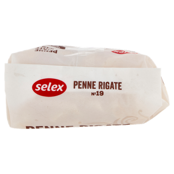Selex Pasta di Semola Trafilata al Bronzo Penne Rigate 500 g
