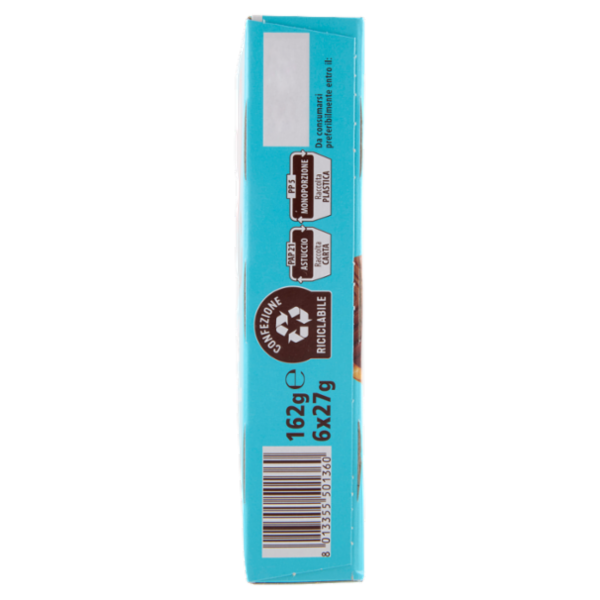 Ringo Snack Biscocioc con Latte Italiano 6 porzioni 162g