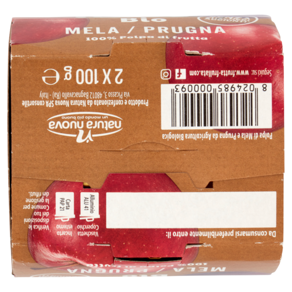 Frullà Bio Mela / Prugna 2 x 100 g