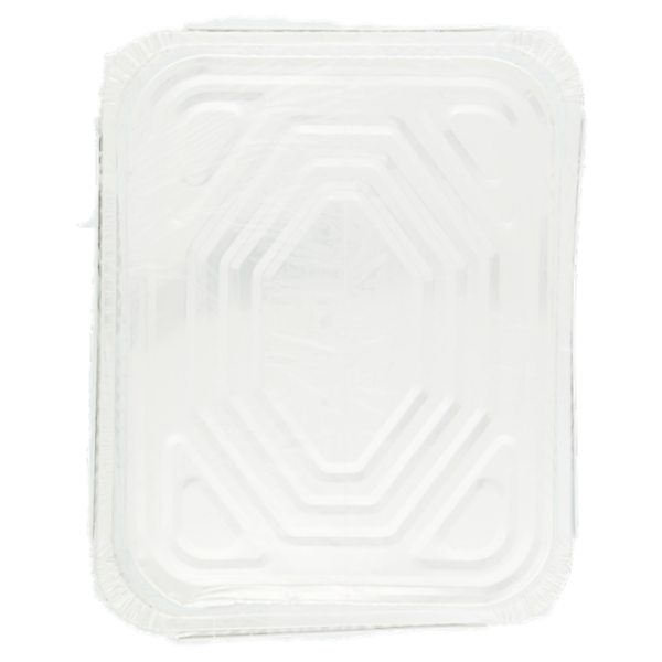 Selex Casa Bella Contenitore in Alluminio con Coperchio 32x26x5 cm 4 pezzi