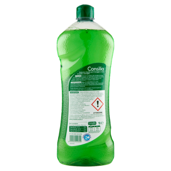 Consilia Detersivo per Stoviglie Limone 1 L