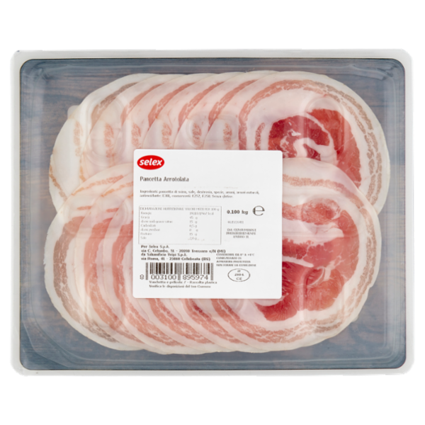 Selex Pancetta Arrotolata a Fette 100 g