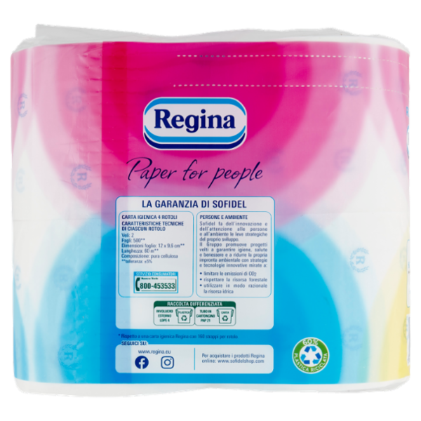Rotoloni Regina carta igienica 4 rotoli