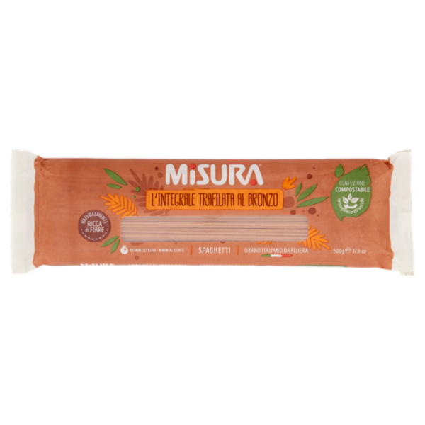 Misura L'Integrale Trafilata al Bronzo Spaghetti 500 g