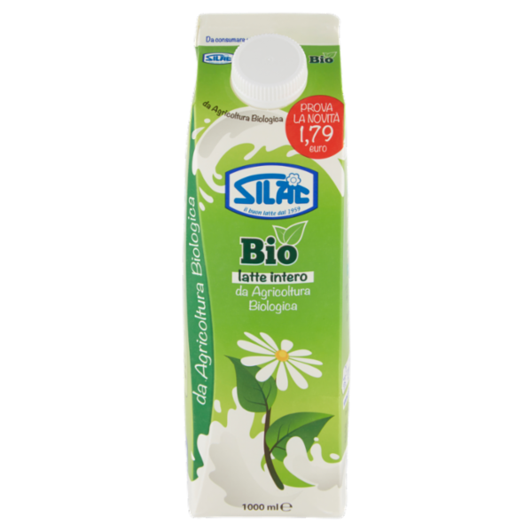 Silac Bio latte intero da Agricoltura Biologica 1000 ml