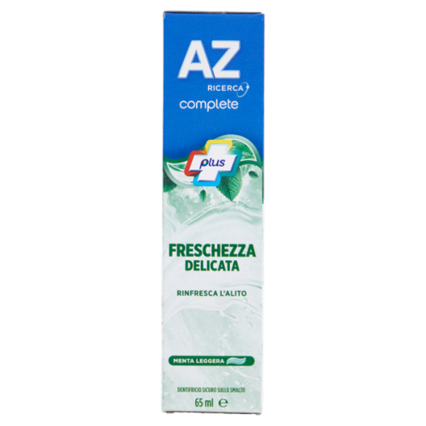 AZ Dentifricio Complete Plus Freschezza Delicata Menta Leggera 65 ml