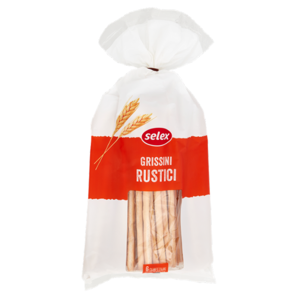 Selex Grissini Rustici in Confezioni Salvafreschezza 6 x 50 g