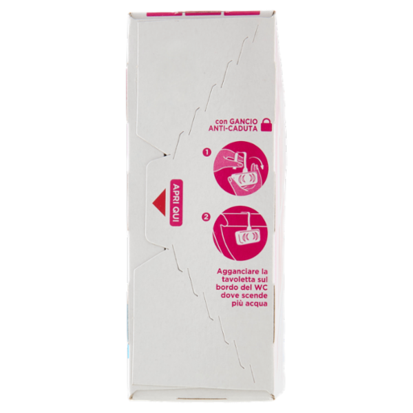 Wc Net - Tavoletta Candeggina Profumata 3 Effect, Azione Pulente e Sbiancante, Flower Fresh, 2 pz