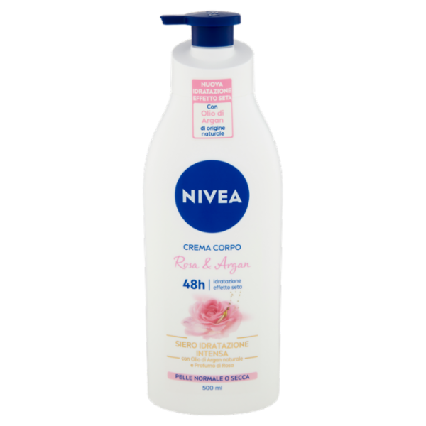 Nivea Crema Corpo Rosa & Argan Pelle Normale o Secca 500 ml