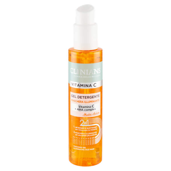 Clinians Vitamina C Gel Detergente Maschera Illuminante 150 mL