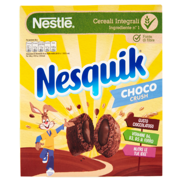 NESQUIK Choco Crush Fagottini con cereali integrali e cacao 360 g