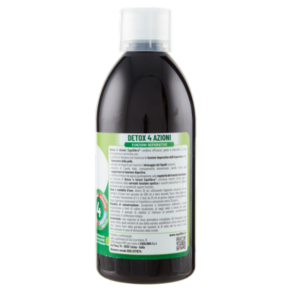 equilibra Detox 4 Azioni Funzioni Depurative 500 ml