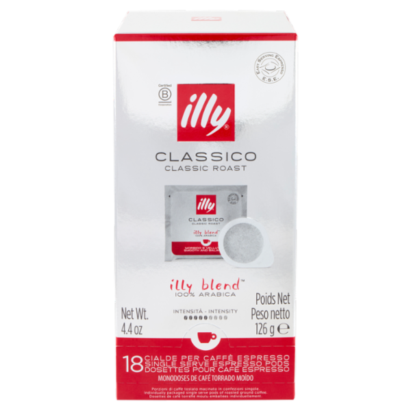 illy Classico 18 Cialde per Caffè Espresso 131 g