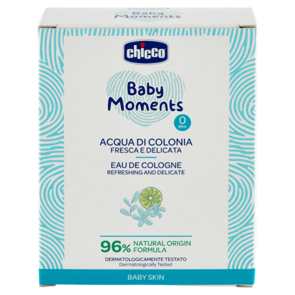 chicco Baby Moments Acqua di Colonia Fresca e Delicata 0m+ 100 mL