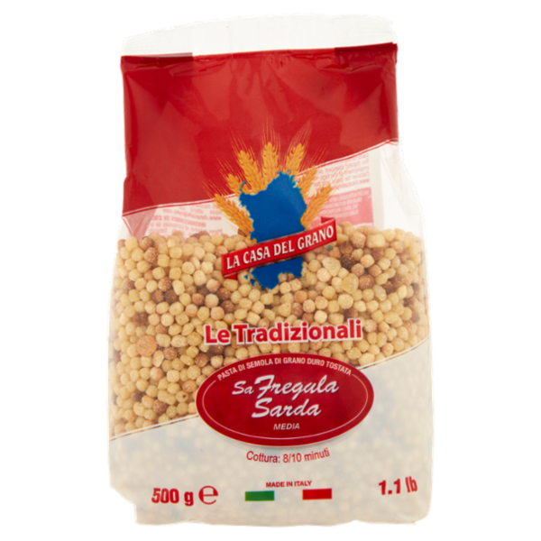 La Casa del Grano Le Tradizionali Sa Fregula Sarda Media 500 g