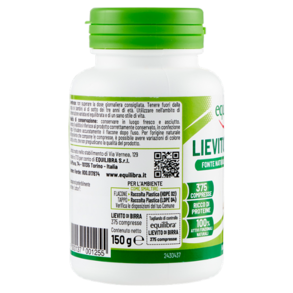 equilibra Lievito di Birra 375 Compresse 150 g