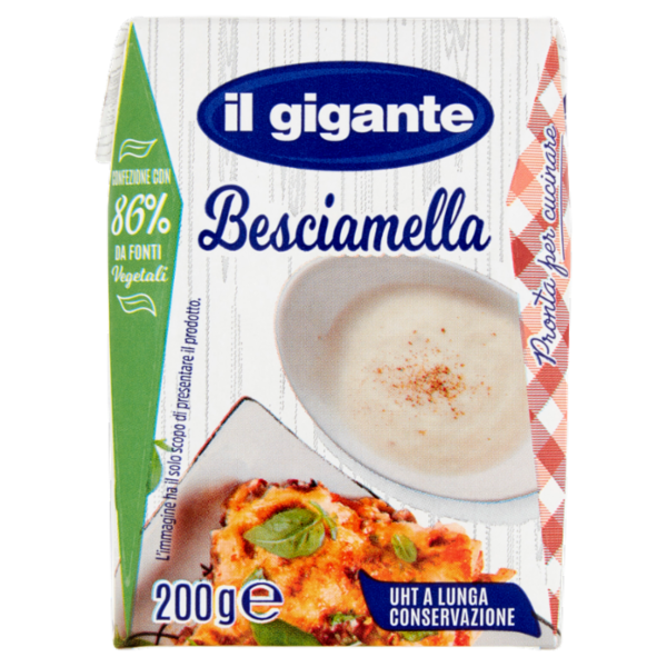 IL GIGANTE Besciamella UHT a Lunga Conservazione 200 g