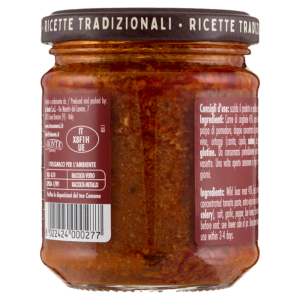 I toscanacci Ragù di Cinghiale 180 g