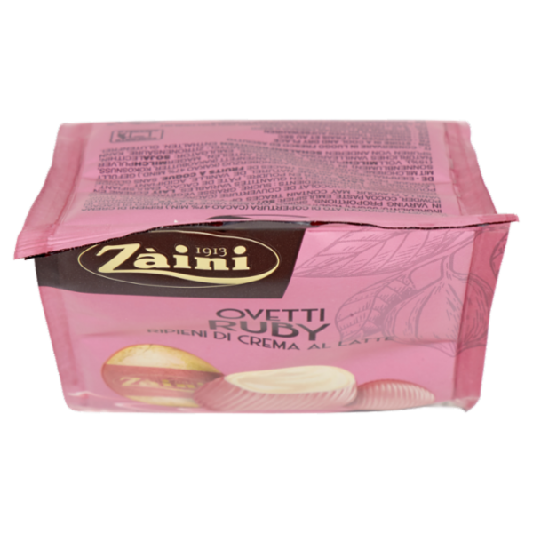 Zàini Ovetti Ruby Ripieni di Crema al Latte 128 g