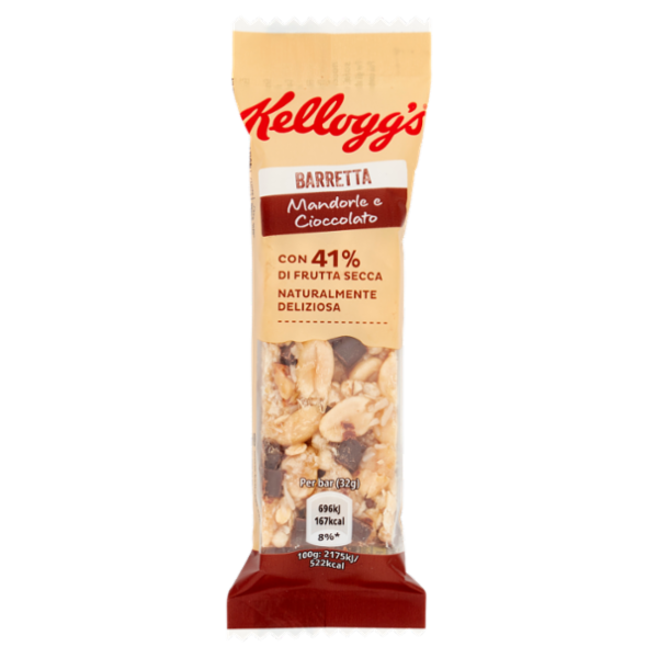 Kellogg's Barretta Mandorle e Cioccolato 32 g